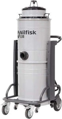 Nilfisk - 13 Gal Steel Tank, Electric Powered Wet/Dry Vacuum - 3.21 Peak hp, 100/120 Volt, 15.8 Amps, 20' Hose Fitting, Main Filter, Accessories Included - Apex Tool & Supply