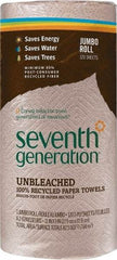 Seventh Generation - Perforated Roll of 2 Ply Brown Paper Towels - 11" Wide, Unbleached, 100% Recycled - Apex Tool & Supply