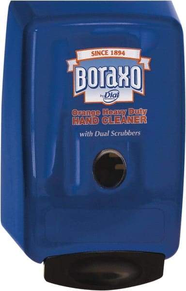 Boraxo - 2 L Liquid Hand Soap Dispenser - Plastic, Wall Mounted, Blue - Apex Tool & Supply