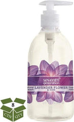 Seventh Generation - 12 oz Pump Bottle Liquid Soap - Clear, Lavender Flower & Mint Scent - Apex Tool & Supply