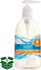 Seventh Generation - 12 oz Pump Bottle Liquid Soap - Clear, Fresh Lemon & Tea Tree Scent - Apex Tool & Supply