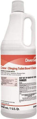 Diversey - 1 qt Bottle Liquid Toilet Bowl Cleaner - Floral Scent, Disinfectant, Nonacidic, Toilet Bowl - Apex Tool & Supply