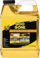 Goo Gone - 32 oz Bottle Adhesive Remover - Removes Caulk Residue, Grease, Tar, Tape, Varnish, Wax, Glue, Silicone, Contractor\x92s Adhesive, Tape Residue - Apex Tool & Supply