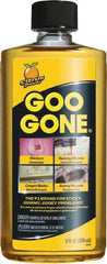 Goo Gone - 8 oz Bottle Adhesive Remover - Removes Adhesives, Gum, Tar, Crayon, Scuff Marks, Wax, Sap - Apex Tool & Supply