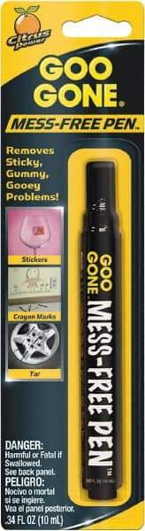 Goo Gone - 0.34 oz Pen Applicator Adhesive Remover - Removes Adhesives, Gum, Tar, Crayon, Scuff Marks, Wax, Sap - Apex Tool & Supply