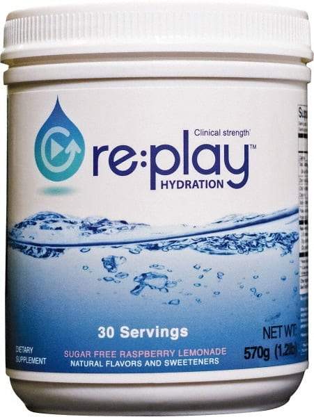 Hydration Health - 19.2 oz Container Sugar Free Raspberry Lemonade Activity Drink - Powdered, Yields 540 oz - Apex Tool & Supply