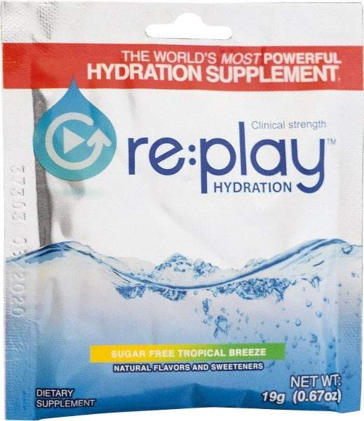 Hydration Health - 0.51 oz Packet Sugar Free Tropical Breeze Activity Drink - Powdered, Yields 16 oz - Apex Tool & Supply