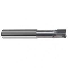 1/2" Dia. - 3" OAL - 3 FL Straight FL Bright Carbide End Mill - Apex Tool & Supply