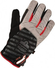 Ergodyne - Size S (7), ANSI Cut Lvl A6, Synthetic Armortex Cut Resistant Gloves - Hook & Loop Cuff, Black, Paired - Apex Tool & Supply