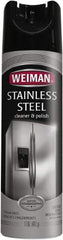 Weiman - 17 fl oz Aerosol Stainless Steel Cleaner & Polish - Unscented, Can Container - Apex Tool & Supply