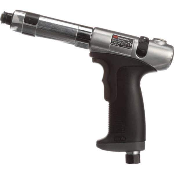 Ingersoll-Rand - 1/4" Bit Holder, 1,500 RPM, Pistol Grip Handle Air Screwdriver - 3 to 47.8 Ft/Lb Torque, 16 CFM - Apex Tool & Supply