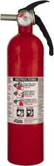 Kidde - 2.9 Lb, 10-B:C Rated, Dry Chemical Fire Extinguisher - 3-1/4" Diam x 13-3/4" High, 100 psi, 12' Discharge in 12 sec, Seamless Aluminum Cylinder - Apex Tool & Supply