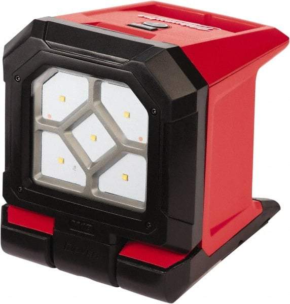 Milwaukee Tool - 18 Volts, 1500 Lumens, Cordless Work Light - Red/Black, Up to 20 hr Run Time - Apex Tool & Supply