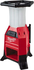 Milwaukee Tool - 18 Volts, 9000 Lumens, Cordless Work Light - Red/Black, 15 hr Run Time - Apex Tool & Supply