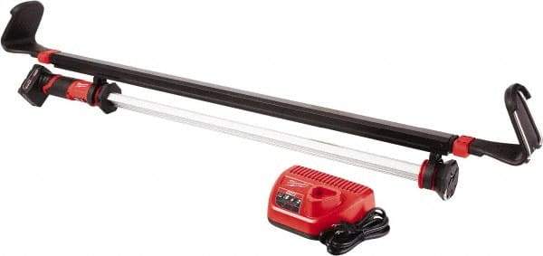 Milwaukee Tool - 12 Volt, 12 Watt, Cordless, LED Portable Horizontal Mount Work Light - 1,350 Lumens - Apex Tool & Supply