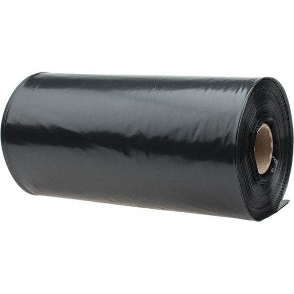PRO-SOURCE - 4 mil Thick, Heavy-Duty Trash Bags - Linear Low-Density Polyethylene (LLDPE), Roll Dispenser, 38" Wide x 78" High, Black - Apex Tool & Supply