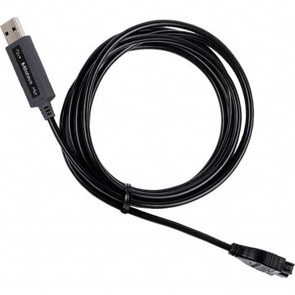 Mitutoyo - Remote Data Collection Accessories Accessory Type: USB Cable For Use With: Mitutoyo ID-H/ID-F Indicator - Apex Tool & Supply