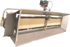 Heatstar - 82-1/2" Long x 21-1/2" Wide x 11" High, 24 AC Volt, Infrared Suspended Heater - Apex Tool & Supply