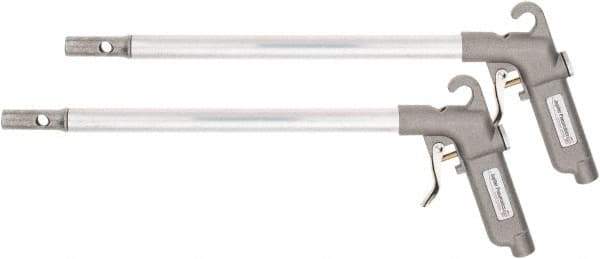 PRO-SOURCE - 150 Max psi High Power Venturi Nozzle Pistol Grip Blow Gun - 1/4 NPT Inlet, 36" Tube Length, Aluminum - Apex Tool & Supply