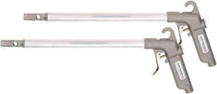 PRO-SOURCE - 150 Max psi High Power Venturi Nozzle Pistol Grip Blow Gun - 1/4 NPT Inlet, 18" Tube Length, Aluminum - Apex Tool & Supply