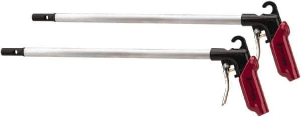 PRO-SOURCE - 120 Max psi High Power Venturi Nozzle Heavy Duty High Force Blow Gun - 1/4 NPT Inlet, 48" Tube Length, Aluminum - Apex Tool & Supply