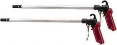 PRO-SOURCE - 120 Max psi High Power Venturi Nozzle Heavy Duty High Force Blow Gun - 1/4 NPT Inlet, 48" Tube Length, Aluminum - Apex Tool & Supply
