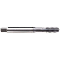 Emuge - #4-48 UNF, Semi-Bottoming Chamfer, TiCN Finish, High Speed Steel Thread Forming STI Taps - 2-13/64" OAL, 0.141" Shank Diam, 7/16" Thread Length - Apex Tool & Supply