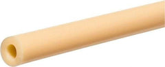 Value Collection - 1/4" ID x 1/2" OD, 1/8" Wall Thickness, 25' Long, Latex Tube - Amber, 40 Max psi, 40A Hardness, -50 to 120°F - Apex Tool & Supply