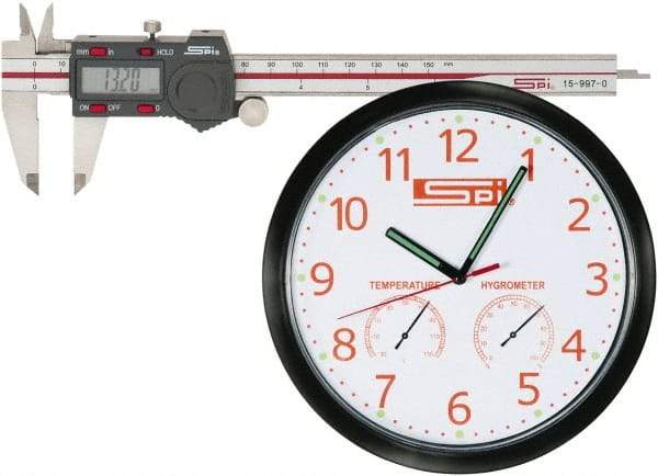 SPI - 0 to 150mm Range, 0.01mm Resolution, Electronic Caliper - Stainless Steel with 40mm Stainless Steel Jaws, 0.001" Accuracy - Apex Tool & Supply