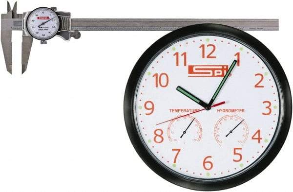 SPI - 0" to 6" Range, 0.001" Graduation, 0.1" per Revolution, Dial Caliper - White Face - Apex Tool & Supply