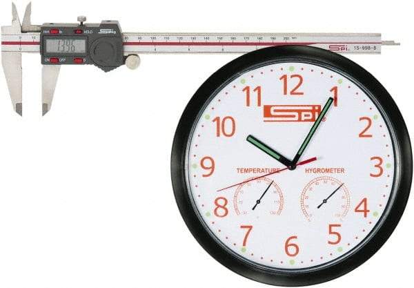 SPI - 0 to 200mm Range, 0.01mm Resolution, Electronic Caliper - Stainless Steel with 50mm Stainless Steel Jaws, 0.0015" Accuracy - Apex Tool & Supply