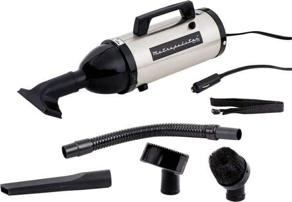 MetroVac - Hand Vacuum Cleaner - 12 Volts, 0.5 hp, 12 Amps, 3 Lb, Accessories Included - Apex Tool & Supply