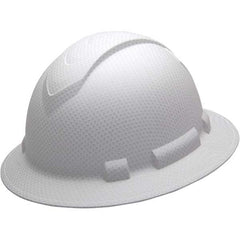 PYRAMEX - ANSI Type I Class C, G & E 4-Point Ratchet Full Brim Hard Hat - Apex Tool & Supply