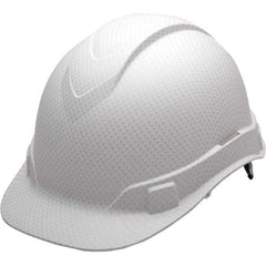 PYRAMEX - ANSI Type I Class C, G & E 4-Point Ratchet Short Brim Hard Hat - Apex Tool & Supply
