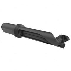 Allied Machine and Engineering - 0.6693" to 0.7086" Diam 5xD 3-35/64" Max Depth Straight Flute Spade Drill - Apex Tool & Supply