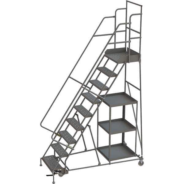 TRI-ARC - Rolling & Wall Mounted Ladders & Platforms Type: Stock-Picking Ladder Style: Rolling Safety Stock Picking Ladder - Apex Tool & Supply