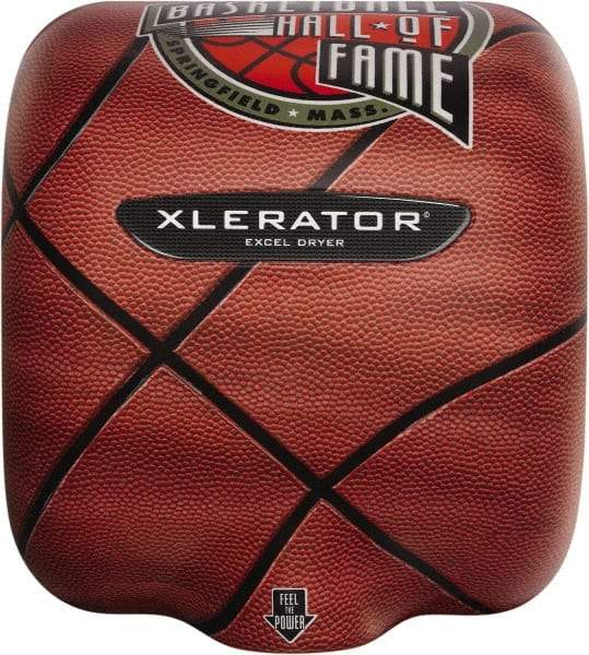 Excel Dryer - 1450 Watt Custom Image Finish Electric Hand Dryer - 110/120 Volts, 12.2 Amps, 11-3/4" Wide x 12-11/16" High x 6-11/16" Deep - Apex Tool & Supply