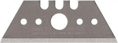 Martor USA - 100 Piece, Carbon Steel, Utility Knife Blade - 2.09" Long - Apex Tool & Supply