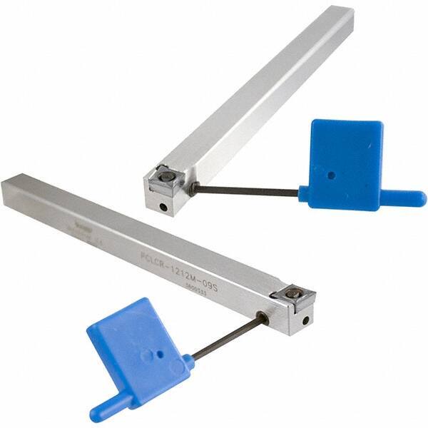 Iscar - PDAC, Right Hand Cut, 3/8" Shank Height x 1/2" Shank Width, Neutral Rake Indexable Turning Toolholder - 5.9" OAL, DC.. Insert Compatibility, Series Isoturn - Apex Tool & Supply