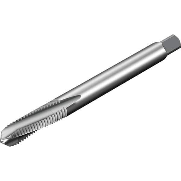 Sandvik Coromant - 4 Flute 3B Spiral Flute Tap - Powdered Metal High Speed Steel, Uncoated - Exact Industrial Supply
