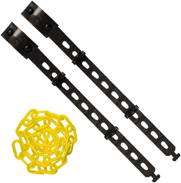 PRO-SAFE - 25' Long Plastic Hook Strap - Black - Apex Tool & Supply