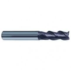 4.5mm Dia. - 57mm OAL - 3 FL Variable Helix Firex Carbide End Mill - Apex Tool & Supply