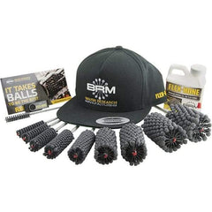 Brush Research Mfg. - 10mm Bore Diam, 180 Grit, Silicon Carbide Flexible Hone - Medium, 7" OAL - Apex Tool & Supply