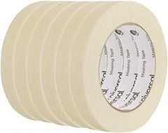 UNIVERSAL - 18mm Wide x 54.8 m Long Beige Crepe Paper Masking Tape - Series 6697, 5 mil Thick, 19 In/Lb Tensile Strength - Apex Tool & Supply