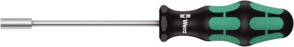 Wera - 7mm Solid Shaft Nutdriver - Cushion Grip Handle, 223mm OAL - Apex Tool & Supply