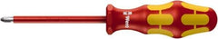 Wera - PZ.3 Point, 150mm Blade Length Posidrive Screwdriver - 162mm OAL - Apex Tool & Supply