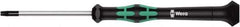 Wera - 8 Torx Driver - 60mm Blade Length, 157mm OAL, Ergonomic Handle - Apex Tool & Supply