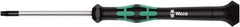 Wera - 5 Torx Driver - 40mm Blade Length, 137mm OAL, Ergonomic Handle - Apex Tool & Supply
