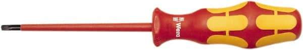 Wera - 30 Torx Driver - 100mm Blade Length, 205mm OAL, Ergonomic Handle - Apex Tool & Supply