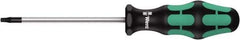Wera - 7 Tamper Resistant Torx Driver - 60mm Blade Length, 130mm OAL, Ergonomic Handle - Apex Tool & Supply